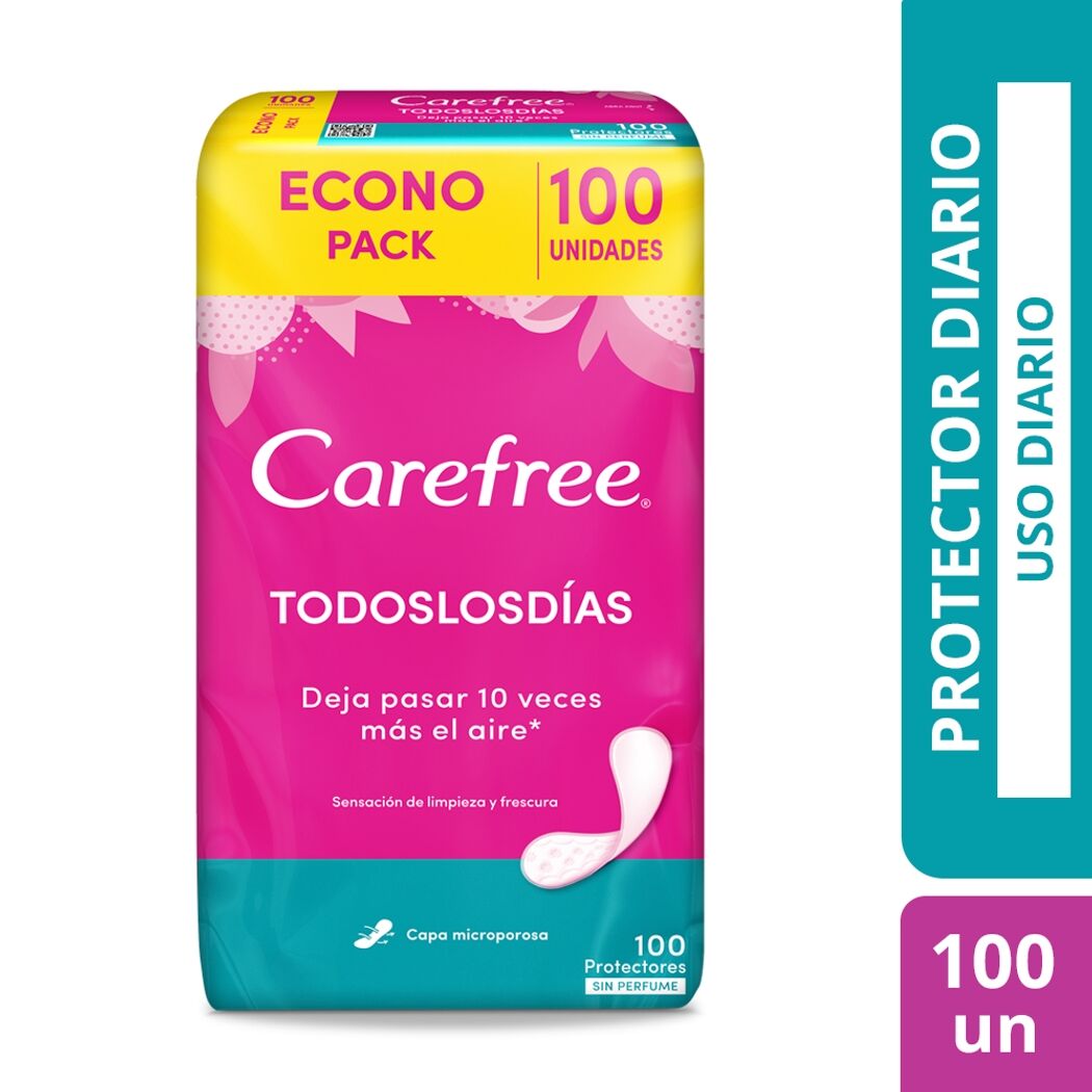 CAREFREE PROT C/PERF X 100 UDS