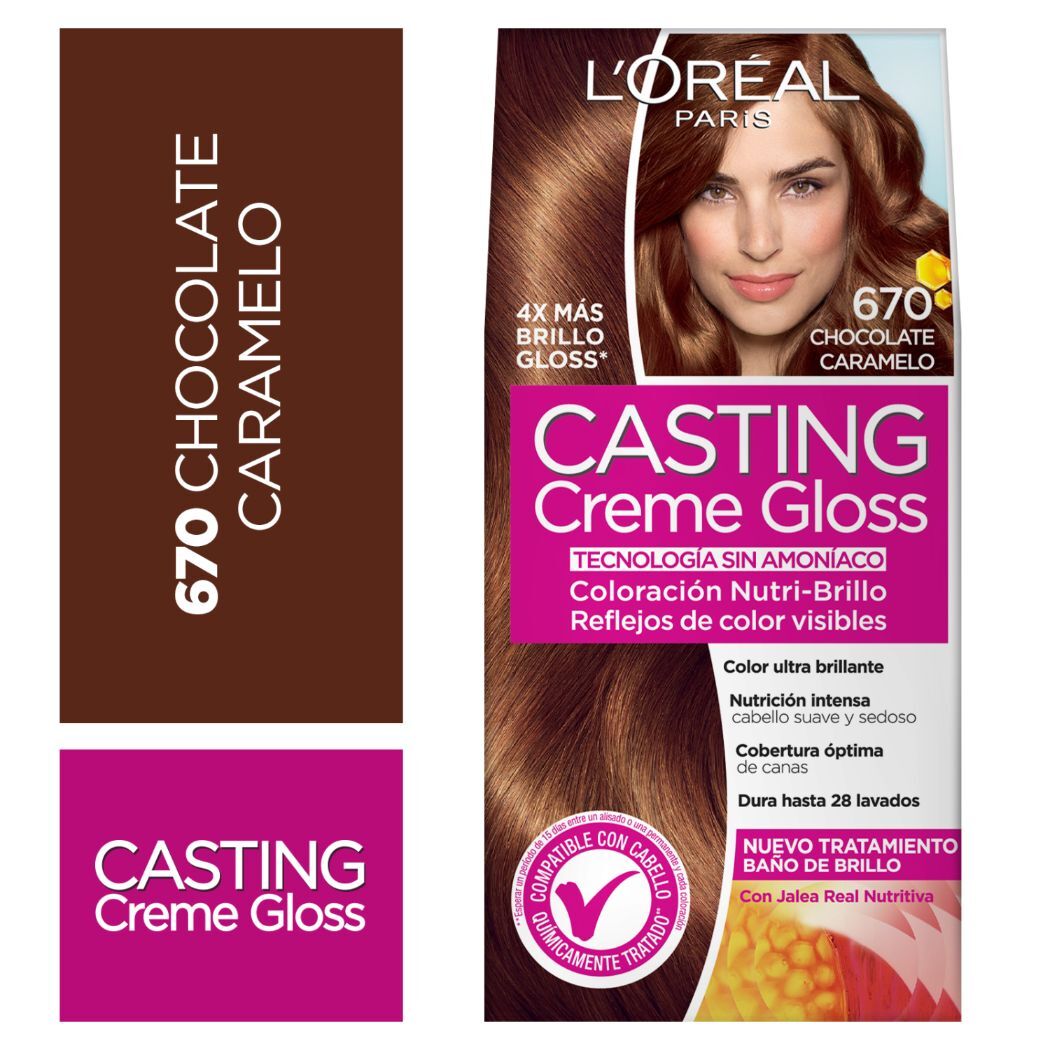 CASTING CREME GLOSS CHOCOLATE CARAMELO N 670