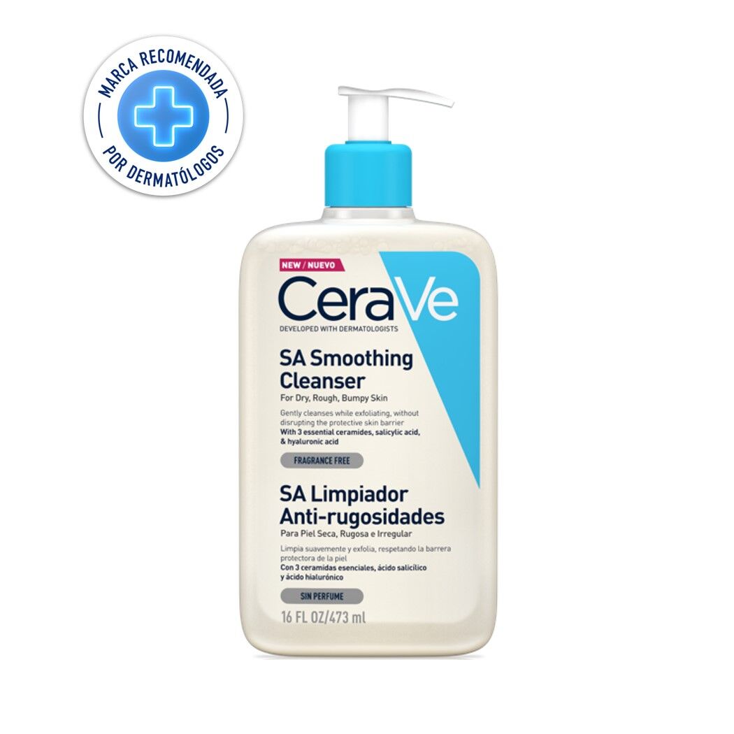 CERAVE SA SMOOTHING LIMPIADOR ANTI RUGOSIDADES X 473 ML